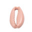 Picture of Zinc Based Alloy Connectors Shell Peach Pink Painting 19mm x 12mm, 10 PCs