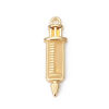 Picture of Zinc Based Alloy Pendants Syringe Gold Plated Yellow Enamel 30mm(1 1/8") x 9mm( 3/8"), 10 PCs