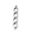 Picture of Zinc Based Alloy Connectors Circle Ring Antique Silver Color Hollow 3.8cm x 0.8cm, 47 PCs