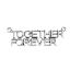Image de Connecteurs Meilleurs Amis en Alliage de Zinc Lettre Argent Vieilli Message " TOGETHER FOREVER " 3.7cm x 1.2cm, 20 Pcs