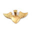 Immagine di 316L Acciaio Inossidabile Ciondoli Cuore Oro Placcato Ali 40mm x 23mm, 1 Pz” 
