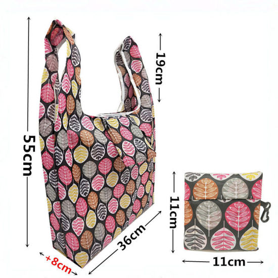 Picture of Polyester Portable Foldable Eco-Friendly Shopping Bag Multicolor