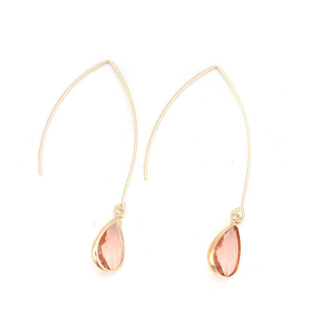 Earrings Drop Imitation Crystal 