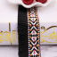 Image de Dentelle de Franges Pompons Glands en Polyester Noir 35mm, 3 Yards