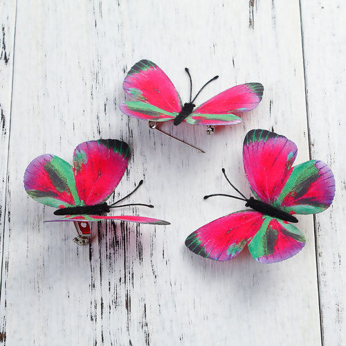 Picture of Fabric Pin Brooches Ethereal Butterfly 