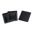 Image de Papier Carte Présentoir à Bijoux de Collier et Boucles d'Oreilles en PVC Rectangle Noir Peut-être Accroché 7cm x 6cm, 10 Pièces