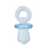 Picture of Acrylic Pendants Pacifier Light Blue Transparent 31mm x 15mm, 50 PCs