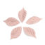 Bild von Stoff DIY & Handwerk Pfirsichfarben Blätter 4.5cm x 2.4cm, 50 Stück