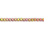 Bild von (Klasse B) Hämatit ( Natur ) Perlen Hexagon Rosa & Golden Facettiert ca. 6mm x 5mm, Loch:ca. 0.9mm, 40.5cm lang, 1 Strang (ca. 78 Stück/Strang)