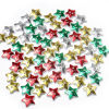 Picture of Resin Sewing Buttons Scrapbooking 2 Holes Pentagram Star Red 13mm x 12mm, 100 PCs