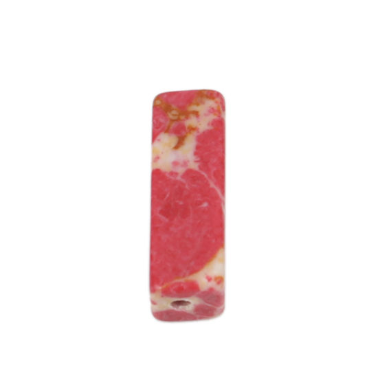 Picture of Stone Beads Watermelon Rectangle Crack 