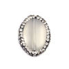 Picture of Agate Beads Oval & Clear Rhinestone 