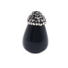 Picture of Agate Beads Drop & Clear Rhinestone 
