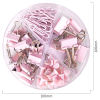 Изображение Light Pink - Paper Clips Binder Clips Push Pins Sets with Acrylic Box for Office Supplies School Accessories and Home Supplies,1 Box