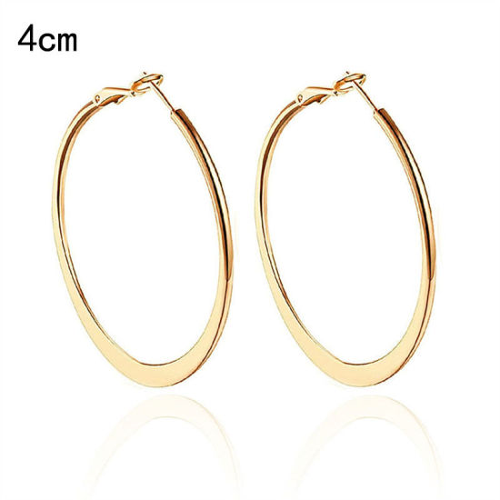 Изображение Hoop Earrings Circle Ring