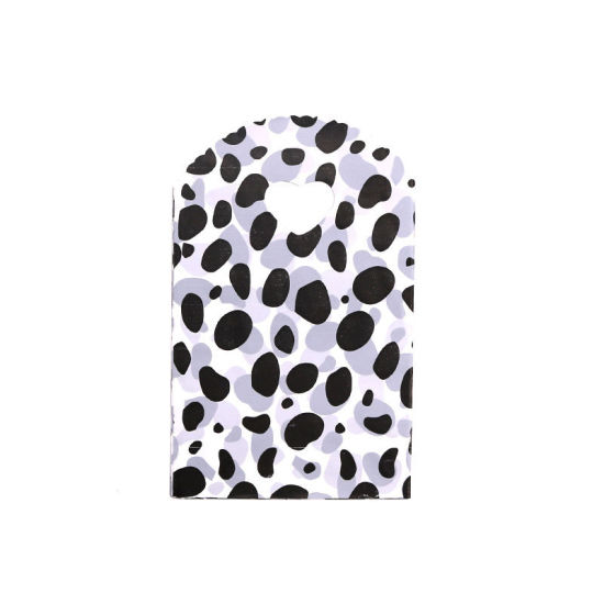 Picture of Plastic Party Gift Bags Heart Spot Pattern