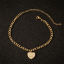 Immagine di Stainless Steel Anklet Gold Plated 1 Piece