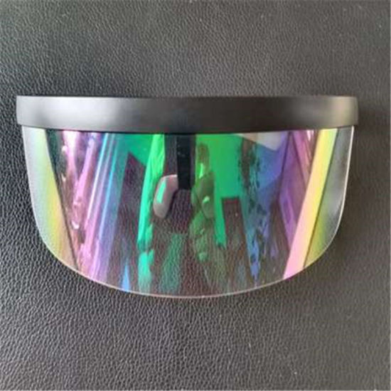 緑色 - 超大フラットトップバイザーサングラス の画像