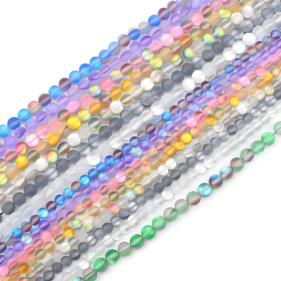 Picture of Glass Imitation Glitter Polaris Beads Multicolor