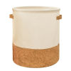 Изображение Brown - L Collapsible Laundry Basket with Lid Toy Storage Baskets Bin for Kids