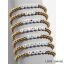 Image de Bracelets Raffinés Bracelets Délicats Bracelet de Perles en Alliage de Zinc & CCB Plastique(Plomb et Nickel Inoffensif) Doré Blanc Message" LOVE " 1 Pièce
