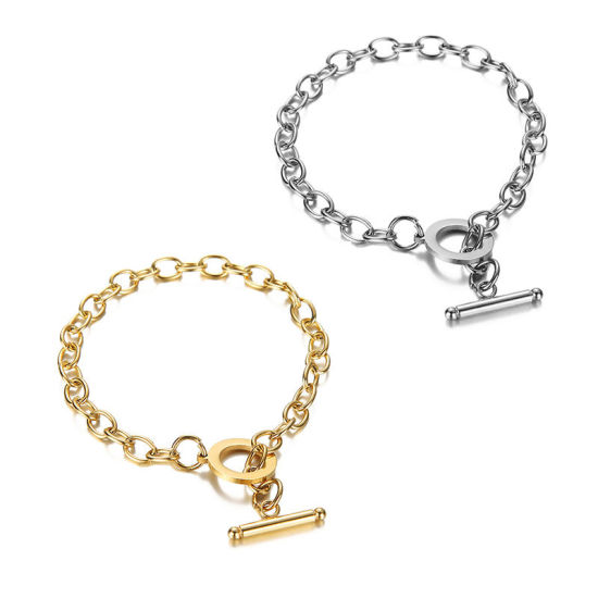Imagen de Stainless Steel & Circle Ring