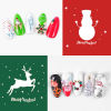 Picture of Rhinestones for Mix Studs Diamonds Beads Manicure Jewelry Gems 3D Nail Art Decoration DIY Craft Christmas Santa Claus Multicolor Deer Horn/ Antler Pattern 1 Set