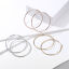 Immagine di Stainless Steel Hoop Earrings Circle Ring 1 Pair