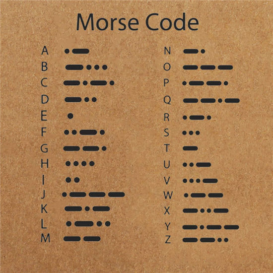 Изображение Copper Morse Code Braided Bracelets Black Zodiac Constellation Adjustable