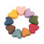 Picture of Natural Wood Spacer Beads Heart About 15mm x 15mm, Hole: Approx 1.8mm, 20 PCs