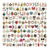 Picture of Zinc Based Alloy Pendants Mixed Multicolor Enamel 1 Set