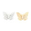 Imagen de Brass Insect Connectors Butterfly Animal Gold Plated & Filigree Stamping Clear Rhinestone