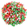Imagen de Fabric Christmas Hair Ties Band Red & Green Pet At Random