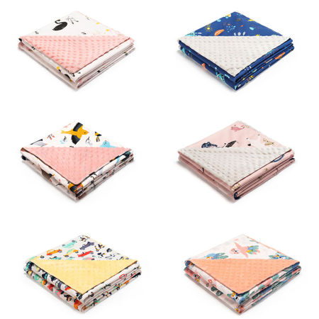 Pure Cotton Blanket For Baby Kids Mixed Color 1 Piece