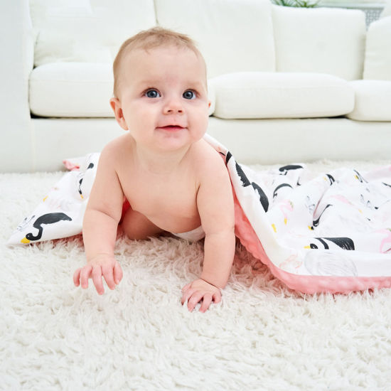 Image de Pure Cotton Blanket For Baby Kids Mixed Color 1 Piece
