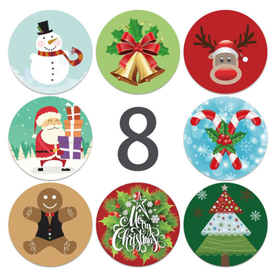 Picture of Christmas Paper DIY Scrapbook Deco Stickers