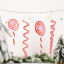 Picture of Red And White Simulation Candy Cane Lollipop Christmas Hanging Decoration