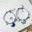 Ceramic Insect Braided Bracelets Blue Butterfly Animal Pentagram Star の画像