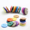 100pcs 11.5mm Resin 2 Hole Sewing Button Scrapbooking Embellishment Decorative Button Apparel Sewing Accessories の画像