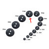 Imagen de 100pcs 23mm Resin 2 Hole Sewing Button Scrapbooking Embellishment Decorative Button Apparel Sewing Accessories
