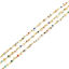 Imagen de Brass Galaxy Link Cable Chain Findings Round Gold Plated Multicolor 6mm, 1 M