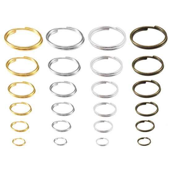 Picture of Iron Based Alloy Jump Rings Findings Circle Ring