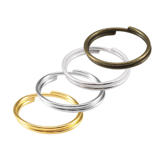 Picture of Iron Based Alloy Jump Rings Findings Circle Ring