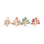 Brass Charms Gold Plated Tree 13mm x 10mm, 5 PCs                                                                                                                                                                                                               の画像