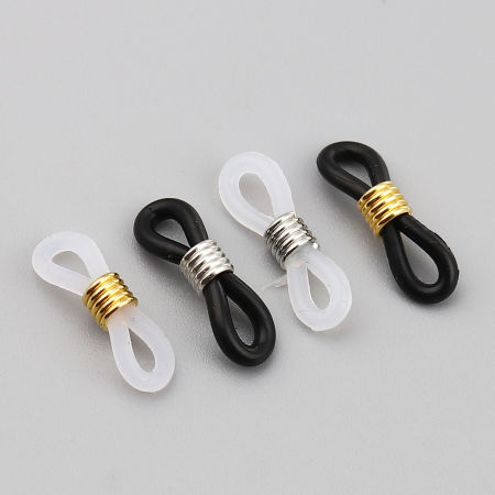 Silicone Face Mask And Glasses Neck Strap Lariat Lanyard Necklace Connectors Infinity Symbol