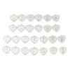 Imagen de Zinc Based Alloy Valentine's Day Charms Heart Initial Alphabet/ Capital Letter