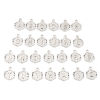 Imagen de Zinc Based Alloy Valentine's Day Charms Hexagon Initial Alphabet/ Capital Letter