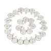 Imagen de Zinc Based Alloy Valentine's Day Charms Hexagon Initial Alphabet/ Capital Letter