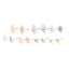 Picture of Iron Based Alloy Ear Post Stud Earrings Findings Round