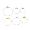 Изображение Iron Based Alloy Hoop Earrings Findings Circle Ring